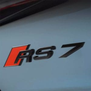 מדבקה אחורית 3D יוקרתית לאאודי. Audi RSQ3 RSQ4 RSQ5 RSQ6 RSQ7 RSQ8
