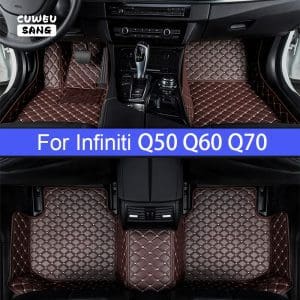 סט שטיחים יוקרתיים לאינפיניטי Infiniti Q50 Q60 Q70 צבעים שונים לבחירה