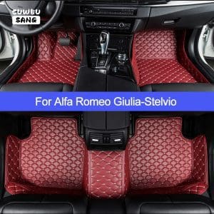 סט שטיחים איכותי ומעוצב לרכב אלפא: ALFA ROMEO Giulia STELVIO 2015-2021
