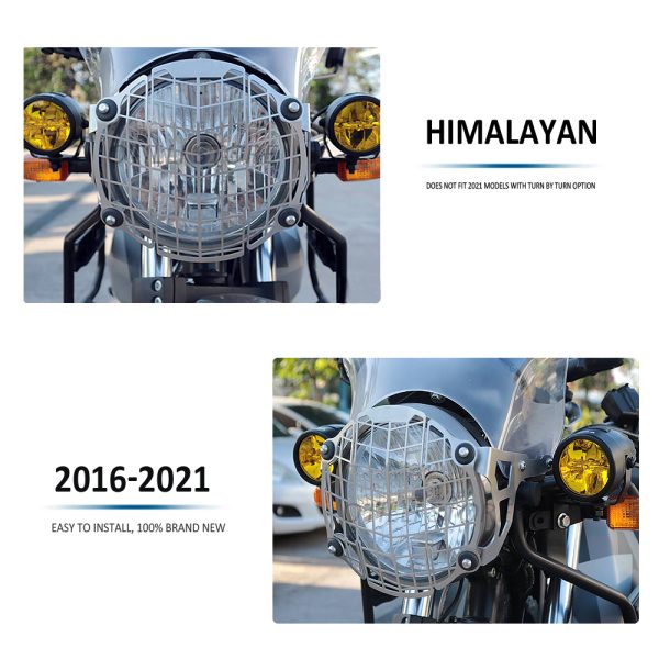 מגן רשת לפנס קידמי - מתאים לאנפילד: royal enfield Himalayan 2016 - 2021