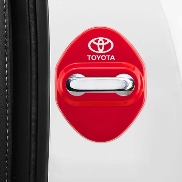 מגיני נעילת דלת קרבון למותג טויוטה. 4 יחידות. Toyota
