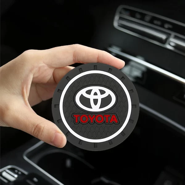 תחתיות הגנה סיליקון למתקן כוסות טויוטה. Toyota Corolla Camry Hilux Rav4